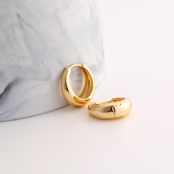 14kt Gold Plated Huggie Hoop Earrings