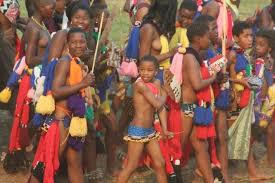 Women and girls perform at the annual 'umhlanga' dance in ludzizini, swaziland, 31 august 2015. Swazi Reed Dance Umhlanga Once Seen Never Forgotten Sense Africa