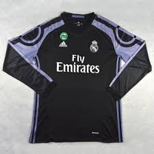 Real madrid long sleeve jersey shirt 2015/2016 home football soccer ig93. 16 17 Real Madrid Away Black Long Sleeve Jersey Shirt Cheap Soccer Jerseys Shop Acebull Com