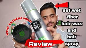 It is then combed out and split into individual sections. Set Wet Hair Styling Fibre Wax Extreme Hold Spray Review Youtube