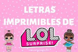 Poki.com/es tiene la mejor selección de juegos online y ofrece la experiencia más divertida para jugar solo o con amigos. Alfabeto Lol Surprise Imprimible Gratis Party Pop Kits Imprimibles Gratis Imprimible Gratis Letras Imprimibles