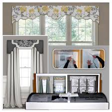 Tips on making a diy no sew fabric window valance as an option for decorating your home on a budget. Diy Cornice Valance Kit No Sewing 3 Styles In One Kit All Window Sizes Reusable Pattern No Sew Room Decor Bedroom Living Room Dining Room Kitchen Dress Up Curtains Shades Drapes Buy Online