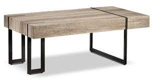 19.7 (50cm) ️ table width: Calvin Coffee Table Beige Leon S