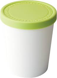 A double sheet of foil works well as a lid when you need a closer fit than a sheet pan or a frying pan would provide. Tovolo Sweet Treat Tight Fitting Ice Cream Container