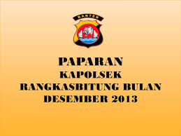 Contoh programnya bisa dilihat dibawah ini. Ppt Paparan Kapolsek Rangkasbitung Bulan Desember 2013 Powerpoint Presentation Id 6290040
