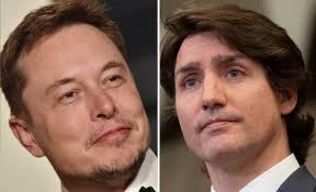 Je crois qu'Elon n'aime pas ben ben Trudeau!