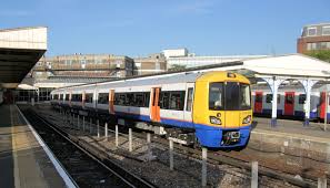 London Overground Train At Richmond Station London Overground Surrey England Richmond Surrey