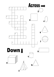 Geometry crossword puzzle answer key. Geometric Notions Crossword Puzzle