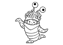 Character little boo monster inc coloring pages. Monsters Inc Coloring Pages Best Coloring Pages For Kids