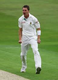 Dale steyn hitting stumps again and again. Peter Roebuck The Old School Dale Steyn