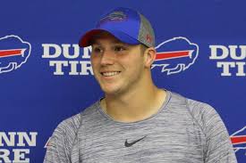 Buffalo bills starting quarterback josh allen has been cleared from the nfl's concussion protocol and is expected to play against the tennessee new england patriots defenders jonathan jones (31) and duron harmon (21) tackle buffalo bills quarterback josh allen (17) in the second half of an. Buffalo Bills Rookie Qb Josh Allen Not Feeling Pressure Upi Com