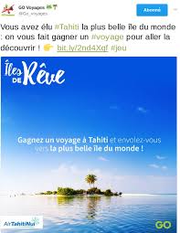 On a donc décidé de vous faire gagner un voyage pour deux personnes pour aller la découvrir. Sur Une Ile Ou Pas Le Coin Des Voyageurs