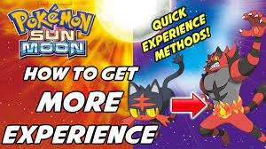 How To Get More Experience Points In Pokemon Sun And Moon Quick Leveling Methods Youtube