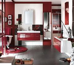 Black is a neutral color which often being associated with. Red Black Bathroom Decor Novocom Top