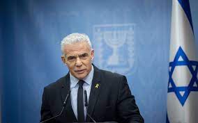 Opposition Leader Lapid vows to give government 'safety net' for any  hostage deal | The Times of Israel