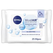 nivea micellair wipes face cleansing