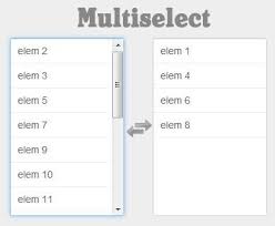 Multiselect Customizable Multiple Select Jquery Plugin Jquery Plugins Customisable