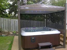 Covana With Led Lights And Screens Hot Tub Outdoor Hot Tub Cover Pergola Patio