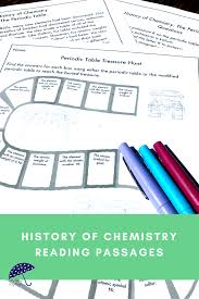 Introduction To Chemistry The Periodic Table Reading Passage Reading Passages Reading Comprehension Practice Comprehension Practice