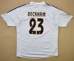 Maybe you would like to learn more about one of these? 2004 05 Real Madrid Beckham Shirt L Football Soccer European Clubs Spanish Clubs Real Madrid Classic Shirts Com
