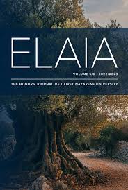 ELAIA: Volumes 56 by Olivet Nazarene University - Issuu