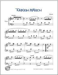 11 by the austrian composer, wolfgang amadeus mozart. Turkish March Mozart Easy Piano Sheet Music Digital Print