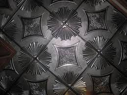 Make a uniquely custom tin ceiling or tin backsplash with painted or whitewashed tin tiles. Achieving That Art Deco Style In Your Home Talissa Decor