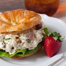 Chicken Salad With Grapes Recipe Chicken Salad With Grapes Grape Recipes Chicken Salad Recipe Easy