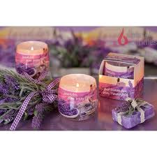 Ly nến thơm Bartek Candles BAT6533 Lavender Fields 100g oải hương - BAT6533