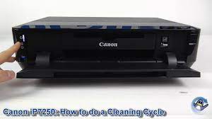 Dieser drucker ist ein sehr beliebter und wünschenswerter drucker, da er vorteile hat. Canon Pixma Ip7250 How To Do A Cleaning Cycle Youtube