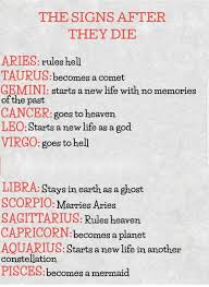 Signs After They Die Lol Zodiac Signs Sagittarius Zodiac Sign Traits Zodiac Signs Virgo
