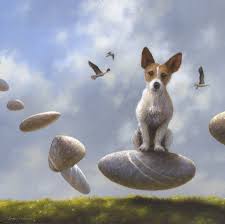 Jimmy Lawlor 1967 Surrealist Painter Canine Art Dog Paintings Dog Art