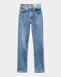 Lafayette 148 New York Watts Mid-Rise Straight Jeans