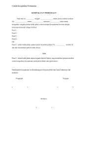 Contoh surat pernyataan jual beli tanah dan bangunan. Pembatalan Perjanjian Jual Beli Tanah Meskipun
