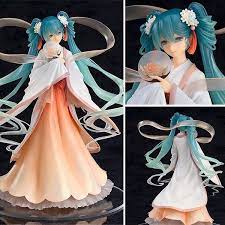 Anime Hatsune Miku Action Figure Harvest Moon Ver Miku Model Dolls Decoration Collection Figurine Kids Toys Wish Hatsune Miku