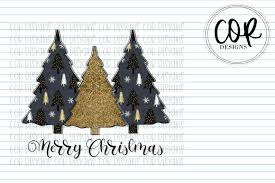 Christmas Tree Trio Graphic By Designscor Creative Fabrica
