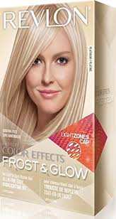 Learn more about platinum blonde hair colors through this updated board we've prepared just for you!. Amazon Com Revlon Colorsilk Color Effects Frost And Glow Hair Highlights At Home Hair Dye Kit For Natural Color Treated Permed Hair Platinum 1 Count Beauty