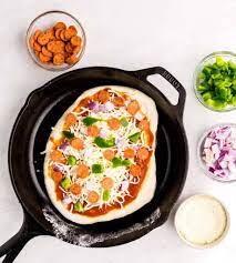 They have good properties that are useful for baking pizzas and are durable enough to last you for many years. Easy Skillet Pizza Recipe The Best Crispy Cast Iron Skillet Pizza