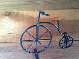 Penny Farthing Bicycle Decor Small Wood Metal Shelf Decor Etsy Bicycle Decor Small Decor Wood And Metal