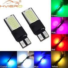 t10 wedge led canbus obc error free w5w bulbs cob auto car led mobile parking bulbs signal light side marker reading lamp dc 12 car led reading lamp light side