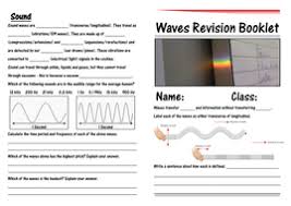 Igcse Waves Revision Booklet Gcse Science Revision Booklet Gcse Revision