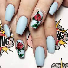 Rose Flower Nail Art Stamping Template Image Plate Nail Stamping Rose Nails Simple Nails Trendy Nails