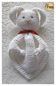 Bunny Blanket Buddy Free Knitting Pattern Baby Knitting Patterns Tig Isleri Orgu Desenleri