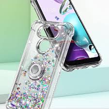 Unlocking lg phone with unlock network. Buy Ngb Case For Lg K31 Rebel L355dl Phoenix 5 With Tempered Glass Screen Protector Ring Holder Glitter Liquid Cute Phone Case For Aristo 5 K31 Tribute Monarch Lg K8x Fortune 3 Risio 4 Clear Gem Online