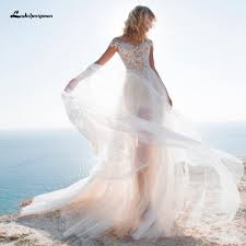 Shop the top 25 most popular ranking keywords, hot search at the. Lakshmigown Beach Short Wedding Dress 2 In 1 With Detachable Skirt Sexy Lace Bridal Dress Vestido De Noiva Tulle Wedding Gowns Fashion