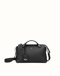 fendi by the way small boston bag in black leather fendi handbag fendi by the way fendi bags