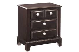 Ridgley Three Drawer Night Stand In Dark Brown By Ashley Signature Design By Ashley Ashley Furniture Bedroom Ashley Bedroom Furniture Sets