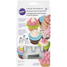 Wilton produce a huge variety of equipment from cupcake cases, candles, piping nozzles, moulds, spatulas to sprinkles, candy melts & more. Wilton Cupcake Decorating Icing Tips 12 Piece Set Walmart Com Walmart Com