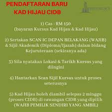 Скачать kad hijau cidb apk 1.0 для андроид. Kursusmataccdcidb On Twitter Syarat Syarat Daftar Baru Kad Hijau Cidb Sebarang Pertanyaan Boleh Wasap Kami Di Talian 011 1529 5729 011 1529 5729 011 1529 5729 Greencard Greencardcidb Lesenkontraktor Lesencidb Https T Co Vnbacplcx8