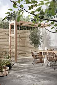 Schaukel Auf Der Terasse In 2020 Backyard Patio Diy Pergola